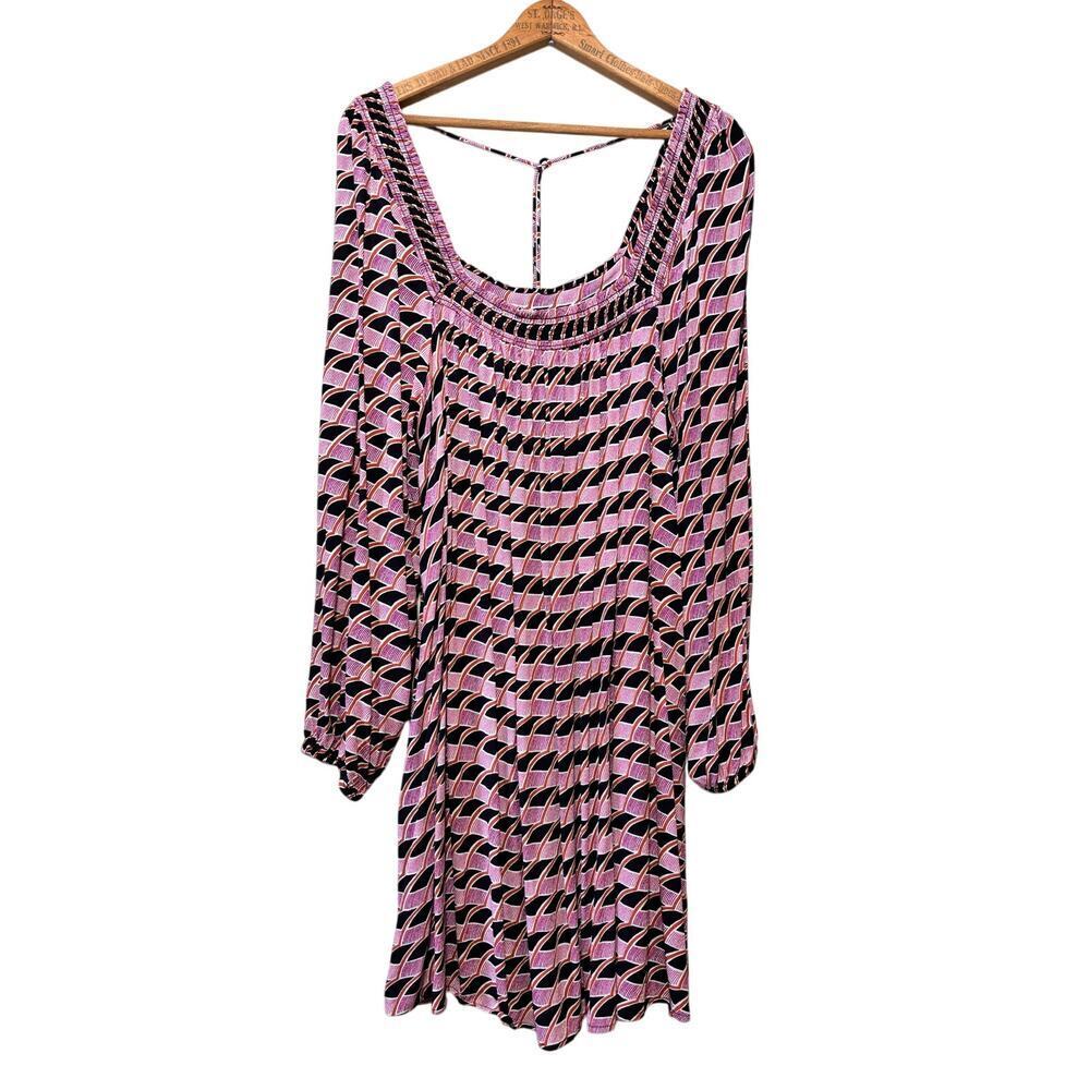 Maeve Anthropologie Geometric Graphic Pattern Dress - Picture 5 of 8